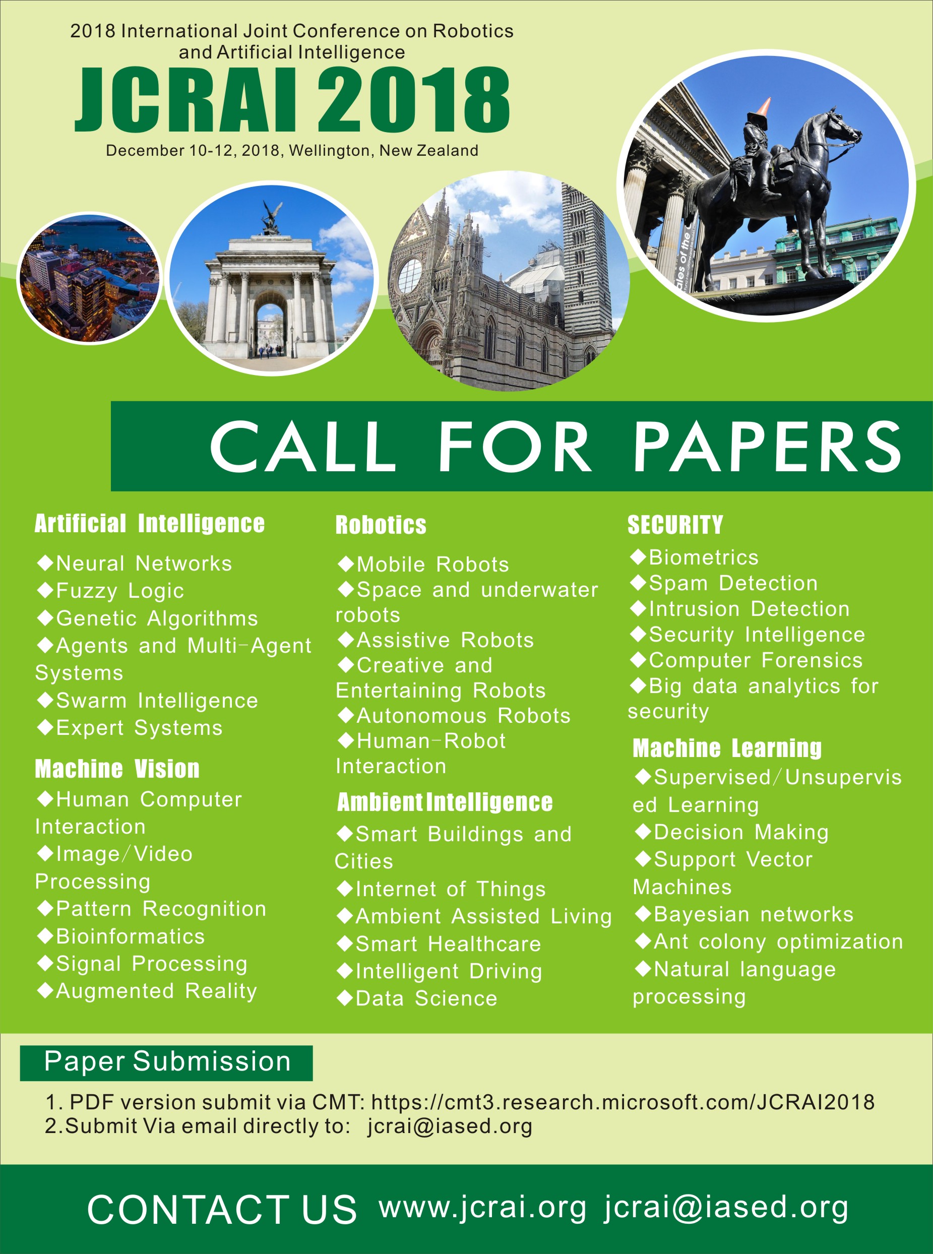 cfp jcrai 2018 papers please flyers